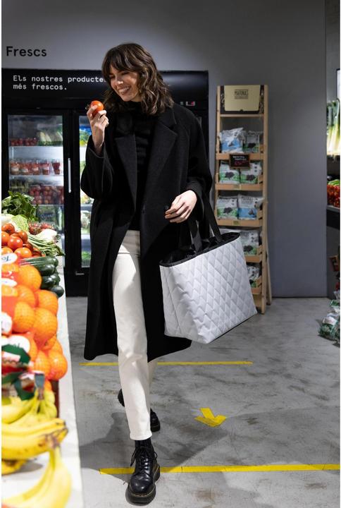 Produktbild reisenthel Tasche Classic ShopperXL Rhombus 26 l, Hellgrau