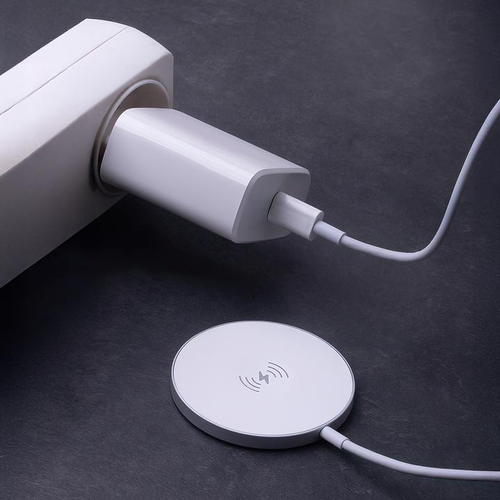Actual product image Forever MAWC-400 magnetic wireless charger 15W white 3in1 (15 W)