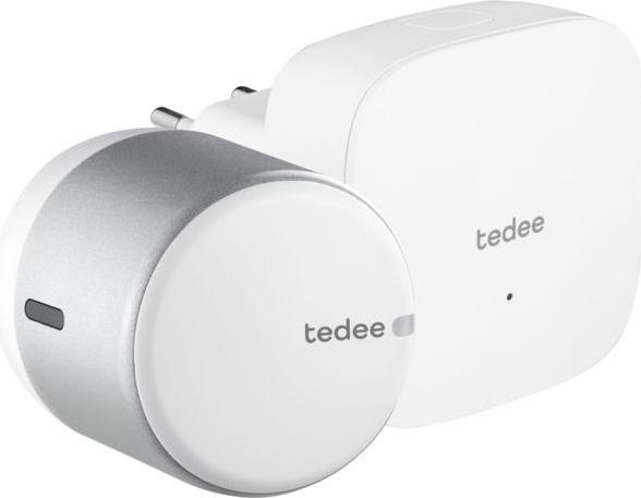 Produktbild Tedee GO SET - Smartlock + WifiBridge - Koppel met smart home - Openen op afstand - Diameter 57mm (Smartphone)