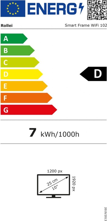 Energie-Label Rollei Smart Frame WiFi 102 (10.10", 1920 x 1200 Pixel)