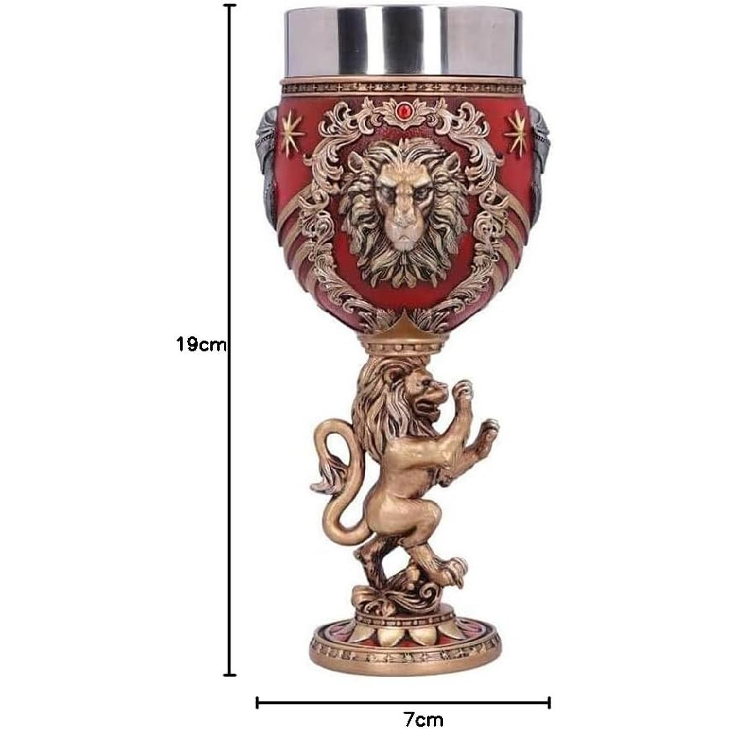 Nemesis Now Harry Potter: Gryffindor, Calice da vino, Multicolore