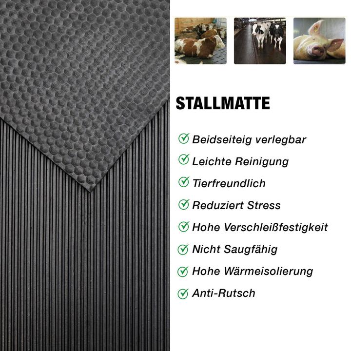 Immagine prodotto ETM Stallmatte aus Gummi (200 x 100 cm)