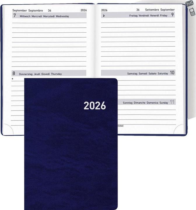 Produktbild Biella Taschenagenda Tell (8,5 x 12,5 cm)