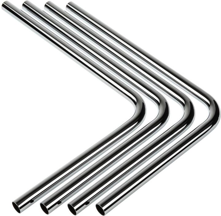 Bitspower Brass Hardtube 16mm OD, 220x300mm, 90 Degree - 4 Pack (0.31 m, Metal)