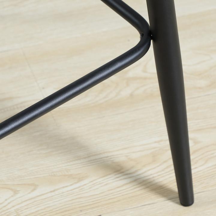 Produktbild Homcom Barhocker-Set Polyester, Stahl Grün