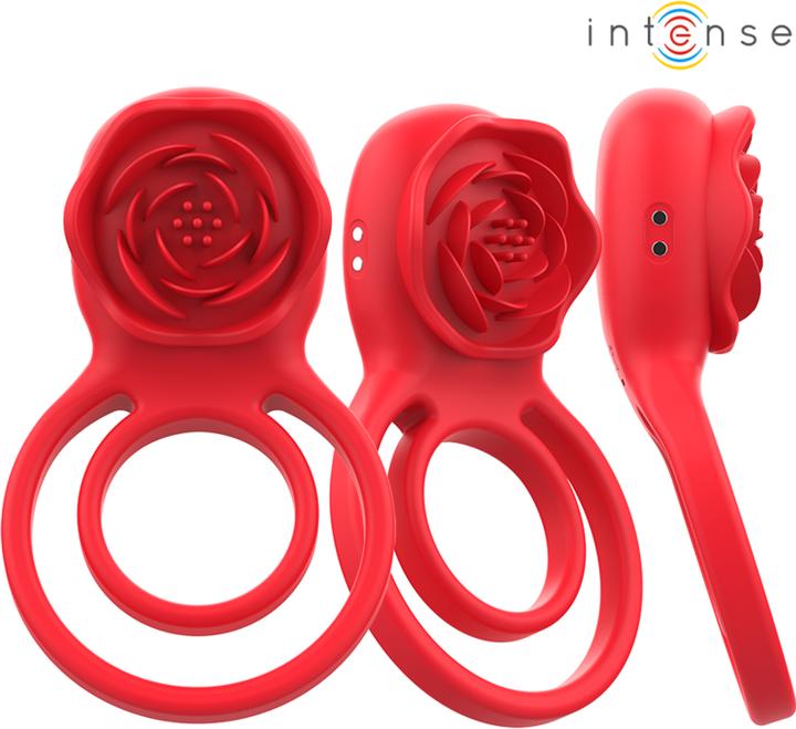 Produktbild Intense Gail Stimulator Rose 10 Vibrationen Rot Fernbedienung