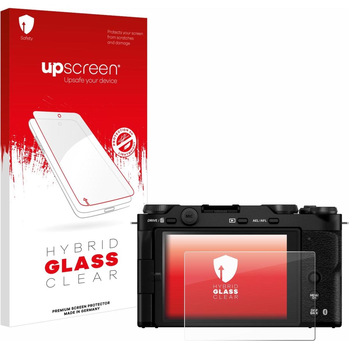 Thumbnail - upscreen Schutzglas Schutzfolie Glas Folie Displayschutz klar (Displayschutz), Kameraschutz, Transparent