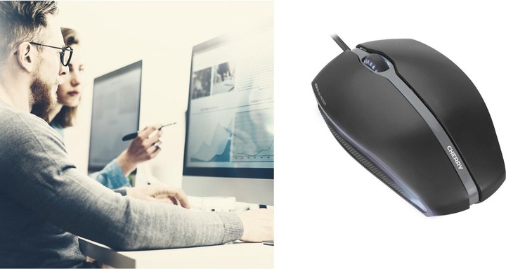 Actual product image CHERRY Gentix Illuminated Mouse (Cable)