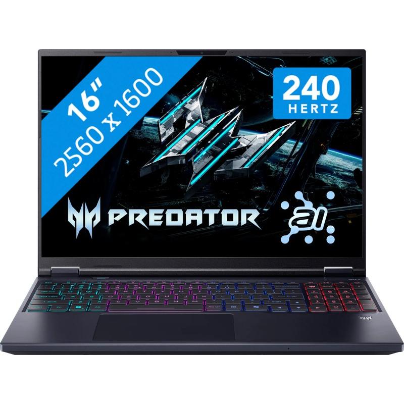 Acer Predator Helios Neo 16 IA (16", 1000 GB, 32 GB, Eng. Int., Intel Core Ultra 9 275HX), Notebook,