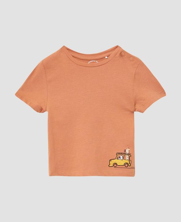 Produktbild S.Oliver T-Shirt Baumwoll-T-Shirt mit Print und Stickerei (68)