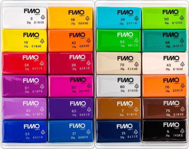 Productafbeelding Staedtler FIMO zacht Basic Colours 24 stuks