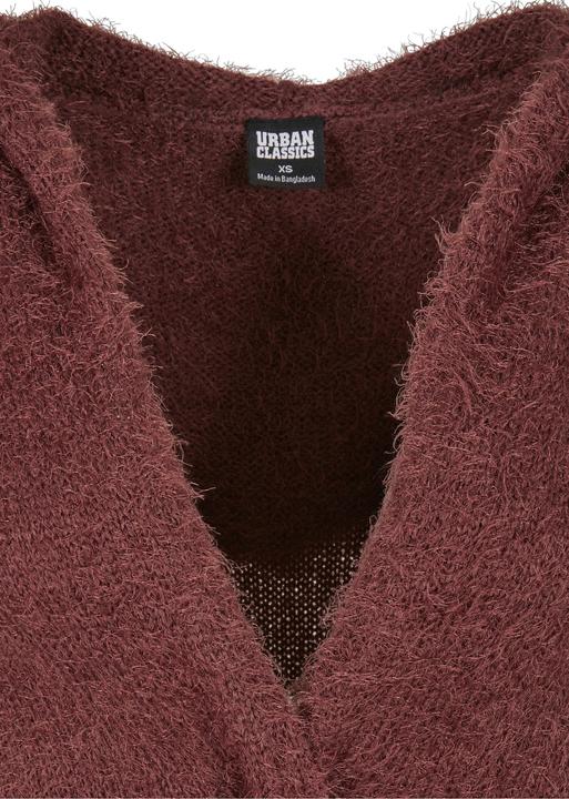 Produktbild Urban Classics Ladies Hooded Feather Cardigan (S)