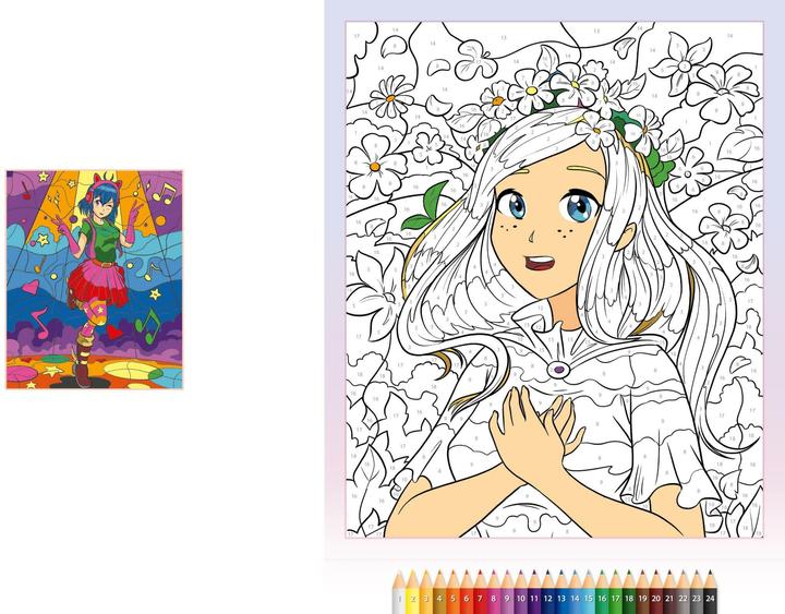 Immagine prodotto Dipingere con i numeri Manga