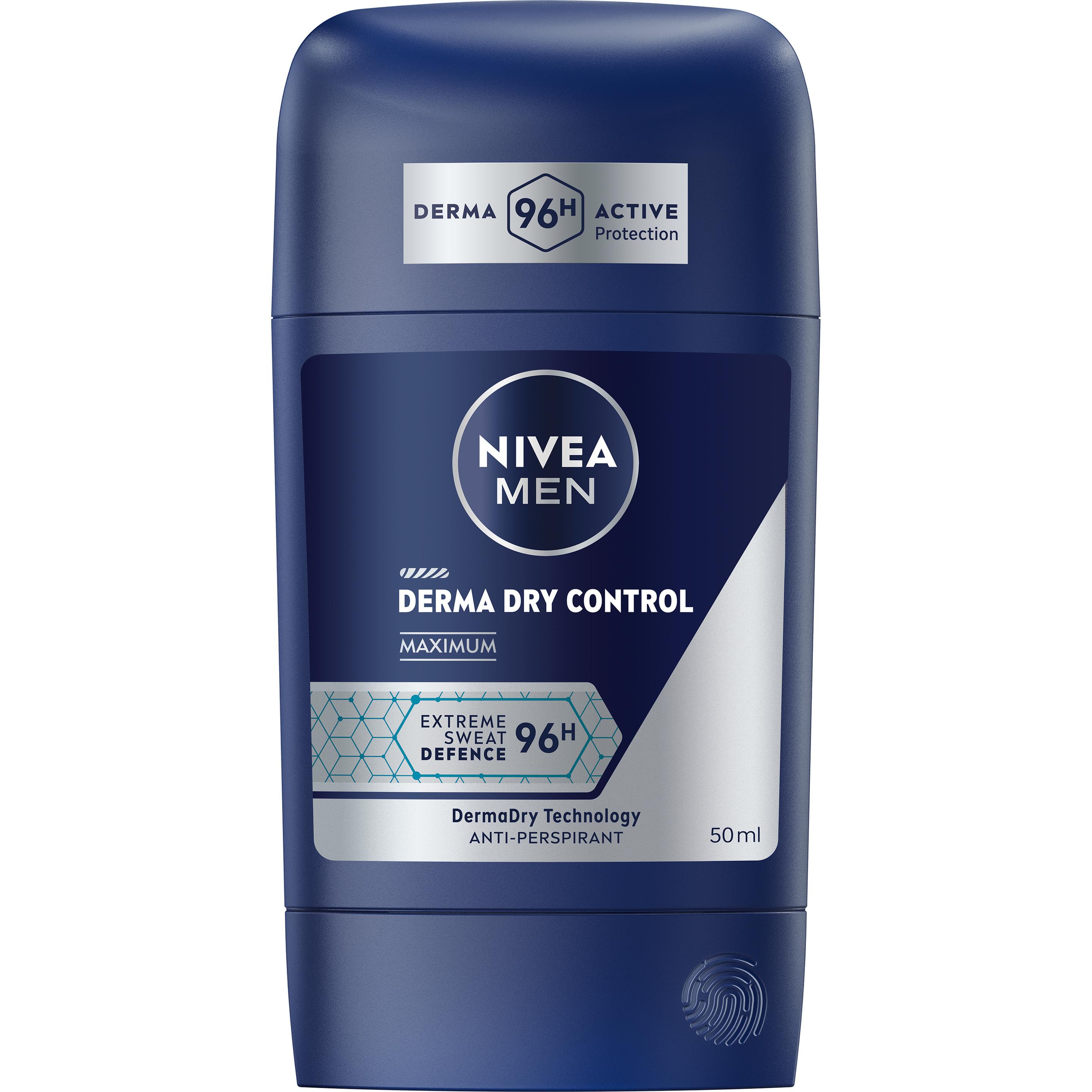 NIVEA, Deodorants, Derma Dry Control Stick Male (Rol op, Stick)