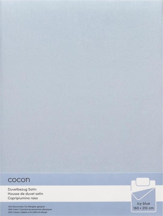 Actual product image Cocon Satin (Duvet cover, 160 x 210 cm)