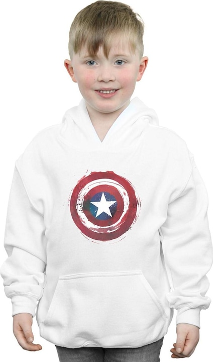 Produktbild Captain America Splatter Shield Kapuzenpullover Jungen (152, 158)
