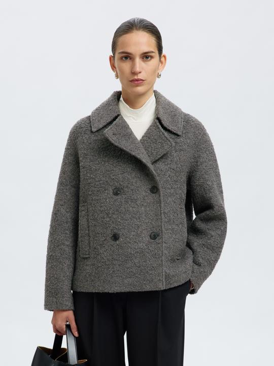 Produktbild Selected Slfalma Boucle Wool Blend Jacket Noos