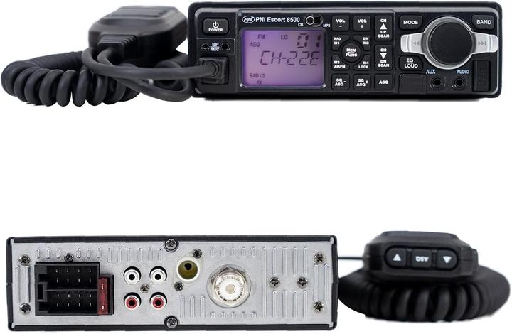 Productafbeelding PNI Pakket CB-radio en MP3-speler Escort HP 8500 ASQ en CB-antenne Duplex 2000 CB-FM