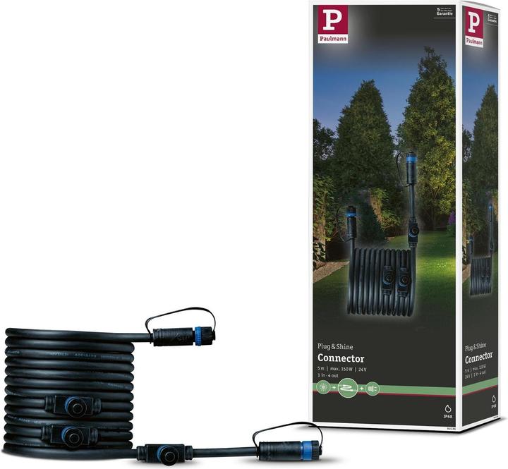 Actual product image Paulmann Accessories Plug & Shine Cable 1in-4out