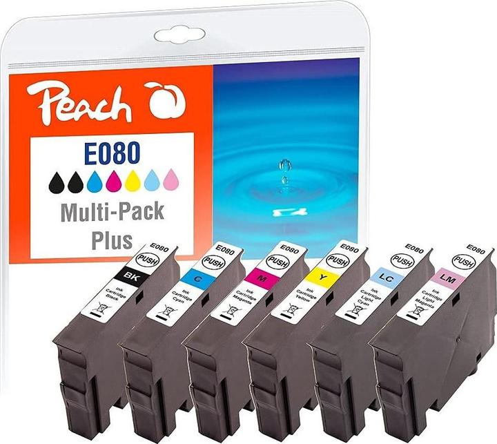 Immagine prodotto Peach T0807 Multipack (M, C, Y, LC, ML, FC)