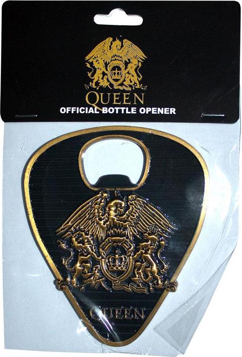 Produktbild Queen Flaschenöffner Gold Crest Plektrum