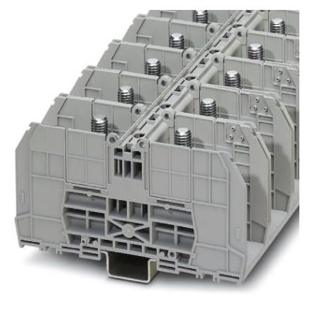Phoenix Contact RBO 10 3244614 Bolzenanschlussklemme Polzahl: 2 6 mm² 150 mm² Grau 5 St., Elektronikkabel + Stecker, Grau
