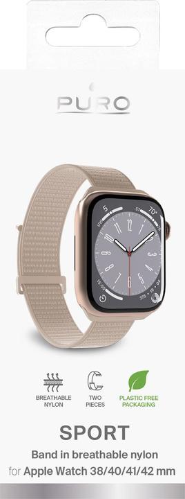 Actual product image Puro Sport Strap for Apple Watch 38/40/41 mm (Nylon)