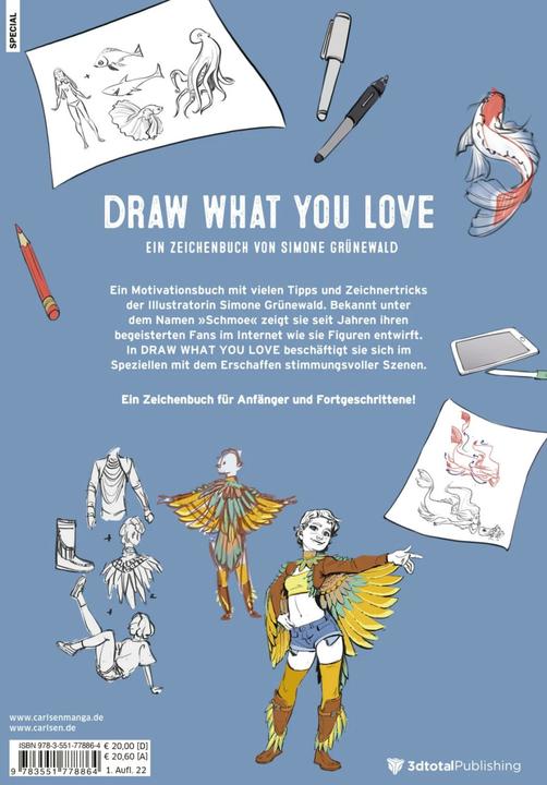 Produktbild Draw What You Love (Deutsch, Simone Grünewald, 2022)
