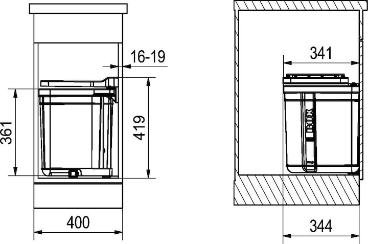 Image du produit Franke Système de balayage -Sorter Pivot (30 l)