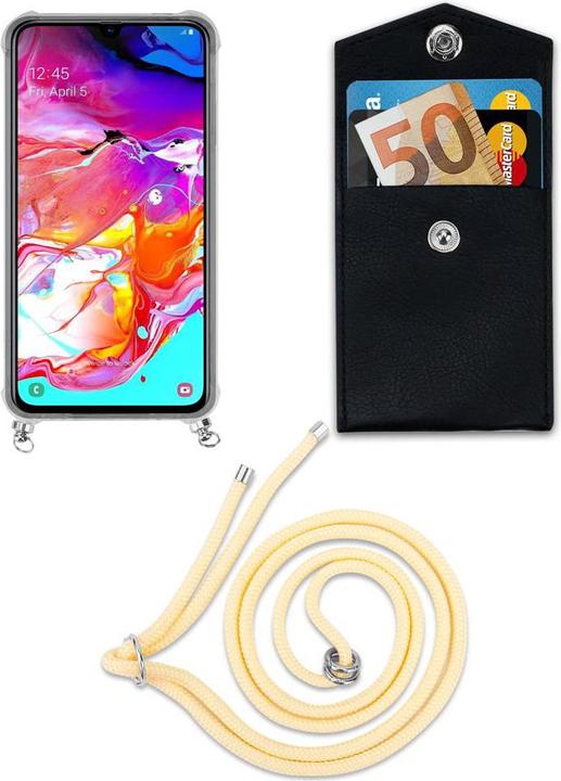 Produktbild Cadorabo TPU Handy Kette SILBER Cover