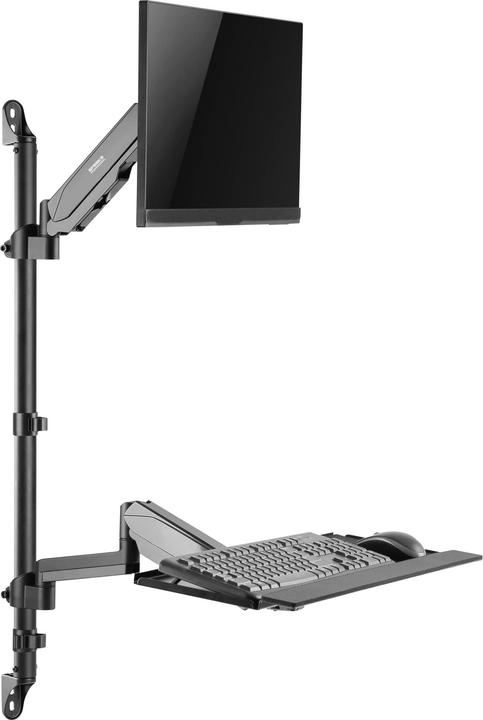 Produktbild SpeaKa Professional SP-MM-710 1 Stück Monitor-Wandhalterung 43,2cm (17/ ) - 81,3cm (32/ ) Höhenve (Wand, 32", 8 kg)