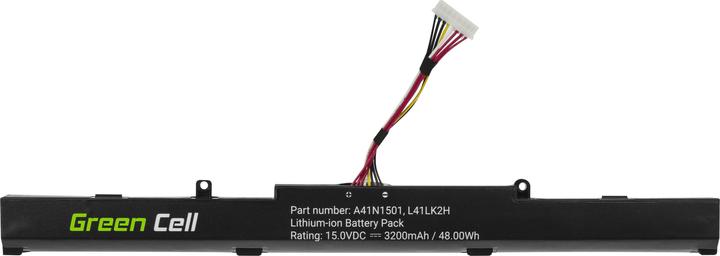 Actual product image ASUS GREENCELL Baterija for A41N1501 15V 3200 mAh (3200 mAh)