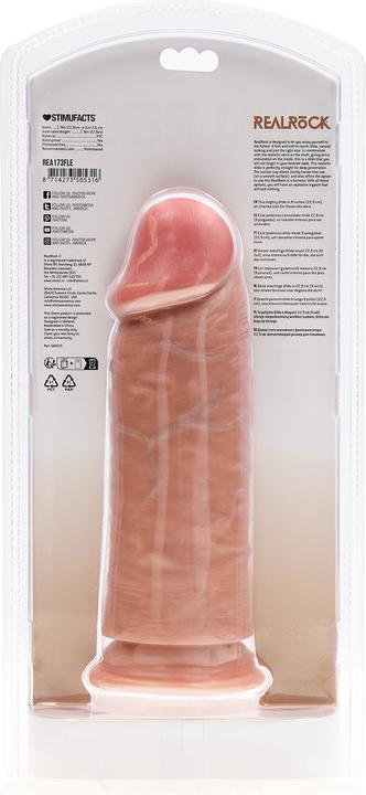 Actual product image RealRock Extra Thick Straight without Balls 9 / 23 cm - Flesh