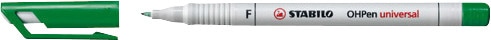 Produktbild STABILO OHPen (Grün, Rot, Blau, Schwarz, Orange, Braun, 0.70 mm, 6 x)