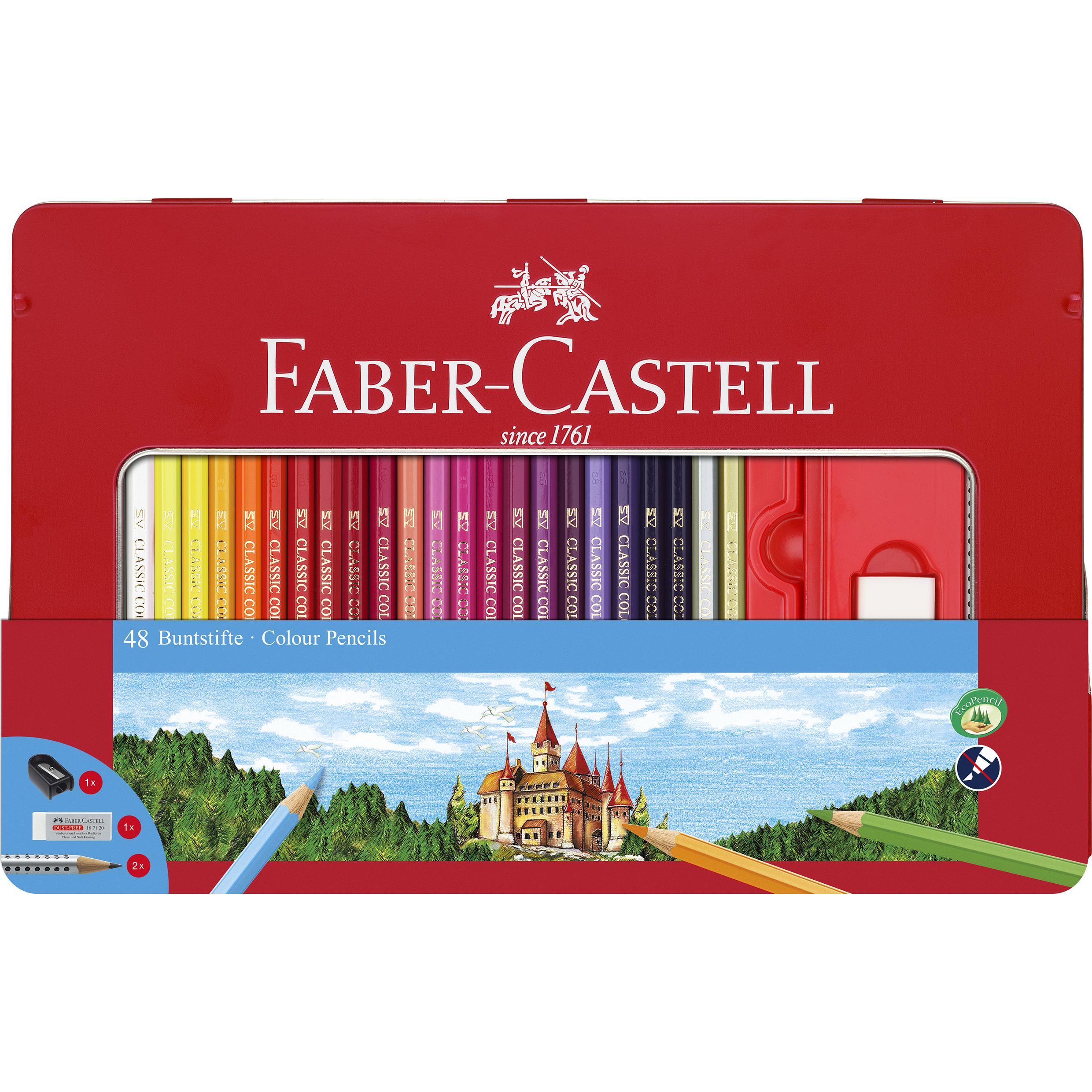 Faber-Castell, Malstifte, Classic Colours (Mehrfarbig, 48 x)