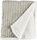 Image du produit Giftdecor couverture velours côtelé gris clair (200 x 150 cm)