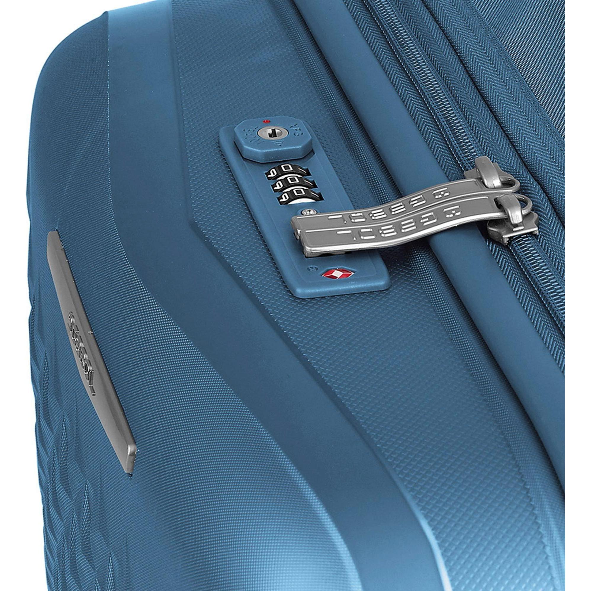 Thumbnail - Gabol, Koffer, Queens 4 Rollen Kofferset 3-teilig mit Dehnfalte, Blau, (223 l, XL (ab 115l))