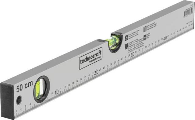 Actual product image technocraft Aluminum spirit level 50cm