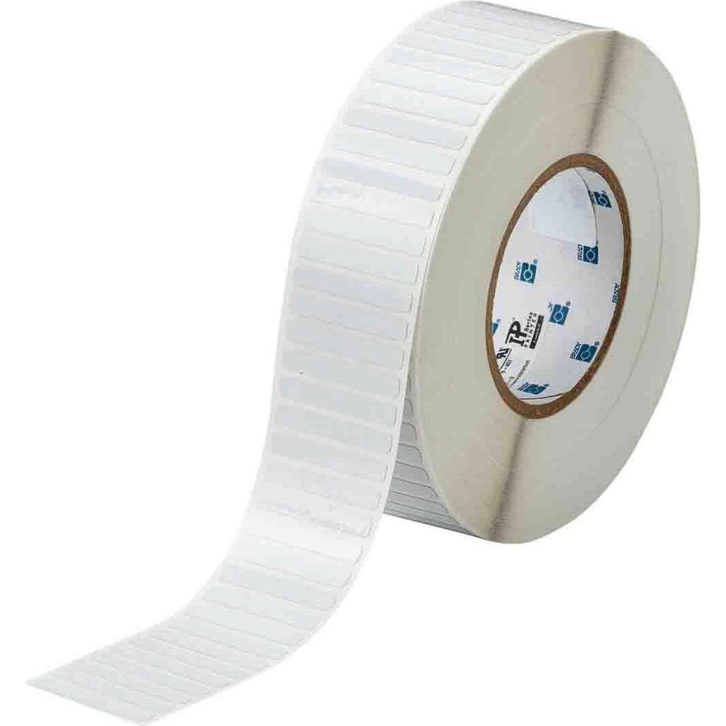 Brady, Etiketten, THT-72-727-10, Polyimid, Weiss, glänzend, 44.45 x 6.35 mm, permanent (10000 E.)