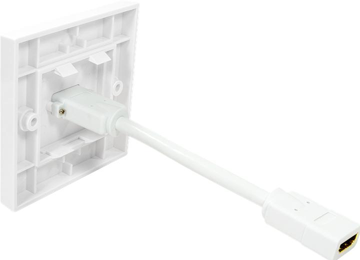 Produktbild LogiLink AV HDMI-Adapter – HDMI-Baltas (AH0014) (0.18 m, HDMI)