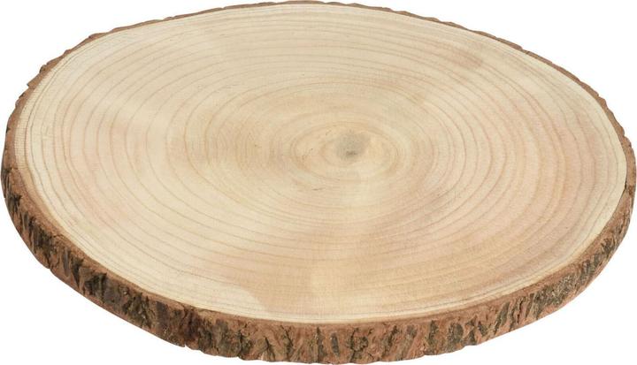 Tree disc with bark, 30x2cm