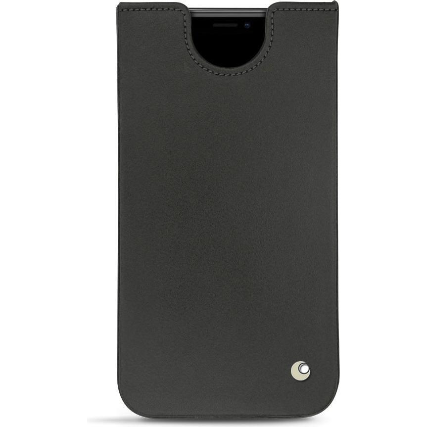 Noreve Lederschutzhülle (Apple iPhone 11 Pro Max), Smartphone Hülle, Schwarz