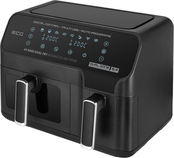 Produktbild ECG AF 3500 fryer Single Hot air fryer Black, Stainless steel