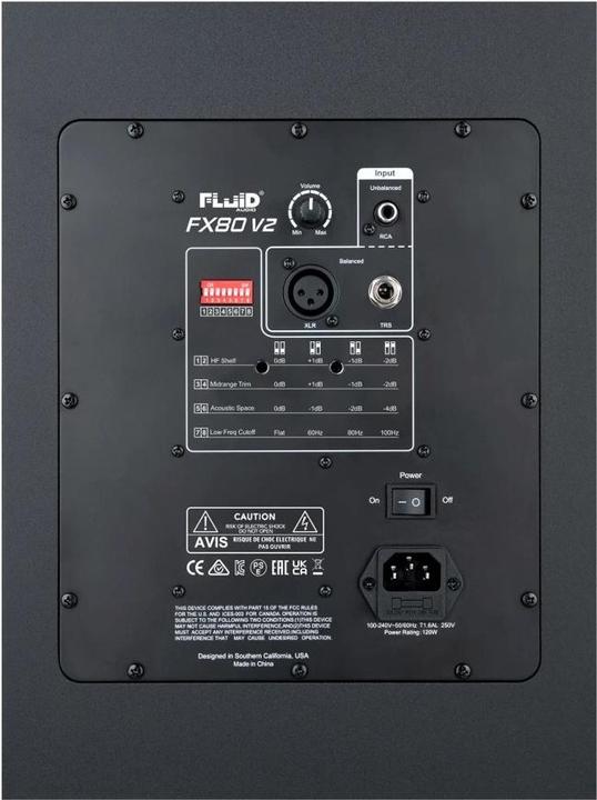 Image du produit Fluid Audio FX80 V2 - Moniteur d'étude (Actif, 1 pièce)