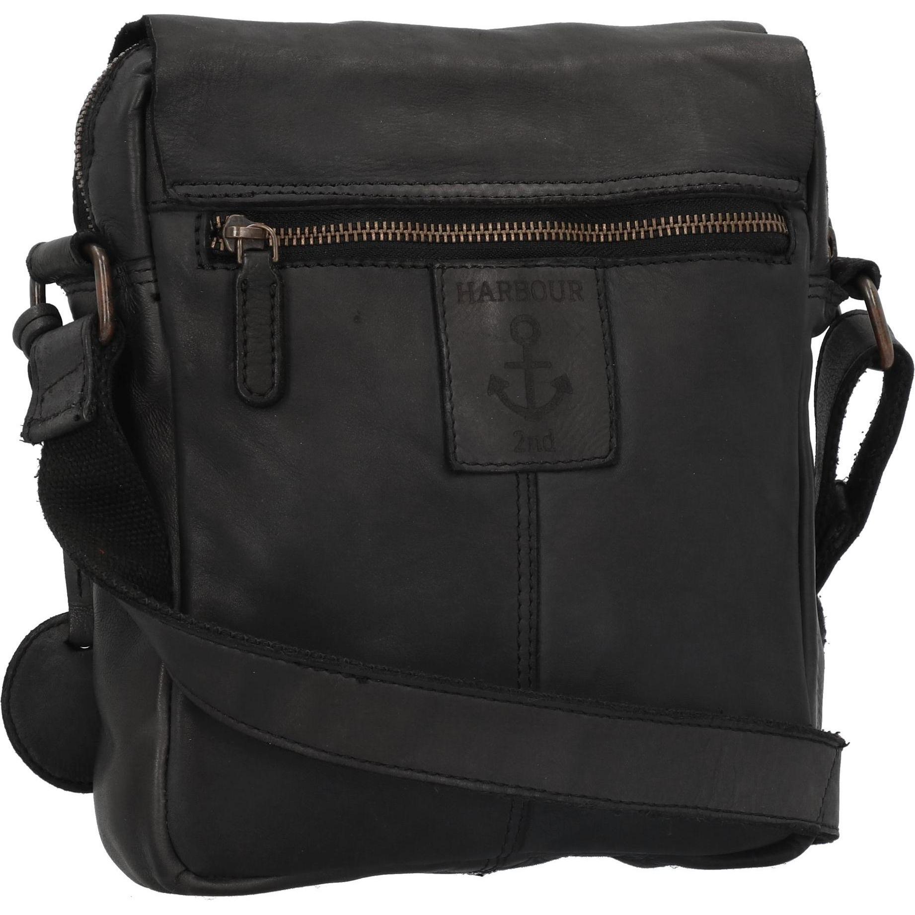 Thumbnail - Harbour 2nd, Handtasche, Urban Poets Umhängetasche Leder 25 cm, Grau