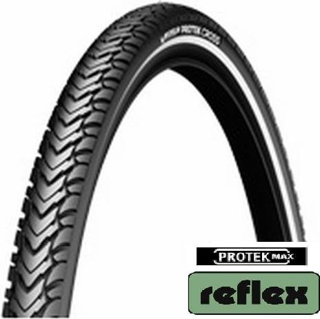 Produktbild Michelin Protek Cross Fahrradreifen 28" Draht Reflex (28 x 1.25, 37-622)