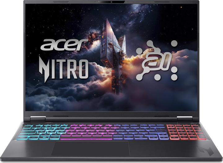 Produktbild Acer Nitro 16S AI RTX 5070 Ti (16", 1000 GB, 32 GB, DE, AMD Ryzen AI 7 350)
