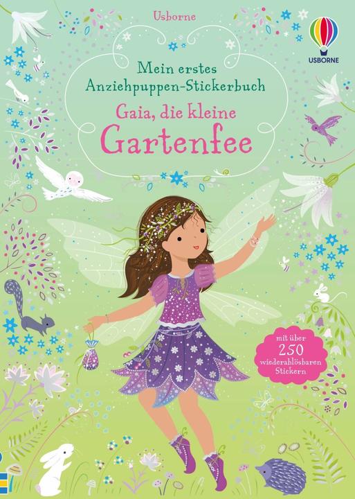 Actual product image My first dress-up doll sticker book: Gaia, the little garden fairy