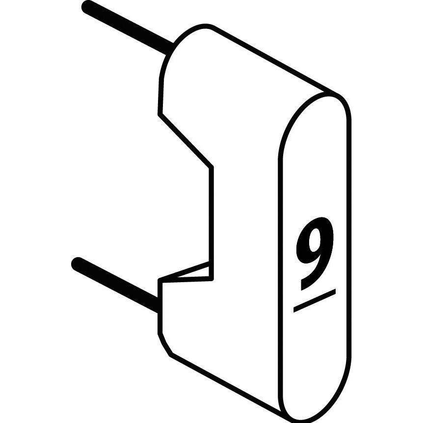 Thumbnail - Legrand, Zubehör Gebäudesicherheit, 10er-Set Konfigurator Nr. 9 zur Konfiguration von 2-Draht-Sprechanlagen