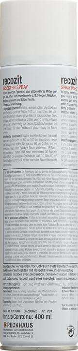 Image du produit Recozit Insekten Pyrethrum Spray